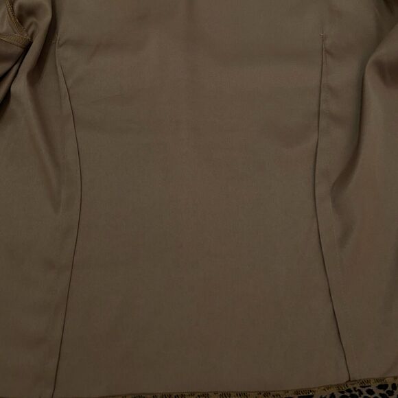 Vtg Leopard Print Blazer Lightweight Fully Lined Jacket Women’s Sz 24W Button Up - Picture 15 of 15